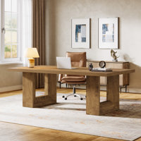 63" Home Office Desk, Large Computer Executive Desk For Office, Conference Room, Study Room by Ebern Designs