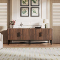 4-Door Accent Storage Cabinet with Adjustable Shelves by Latitude Run