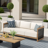 Sereno Patio Aluminum Sofa With Cushions