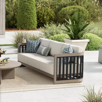 Sereno Patio Aluminum Sofa With Cushions