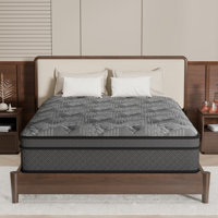 Evann 12"/14" Firm Hybrid Mattress With Cooling Gel Foam, Anti-Static & Hypoallergenic – Certipur-US, OEKO-TEX, SGS Certified by Alwyn Home