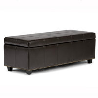 Modern Large Storage Ottoman For Living Room by Red Barrel Studio