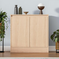 Buffet Cabinet With Storage, Coffee Bar Cabinet With 2 Doors And Adjustable Shelf, Modern Kitchen Buffet Sideboard For Living Room, Kitchen by Ebern Designs