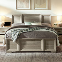Rylo Queen Bed Frame Wooden - Bed Frame Queen Size With Headboard, Wood Slat Support, No Box Spring Needed, Noise Free, Easy Assembly