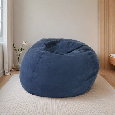 5Ft Premium Bean Bag Chair With Removable Cover by Trule