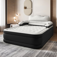 Air Bed With Integrated Pump And Headboard Blow-Up Mattress by Alwyn Home