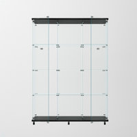 Tempered Glass Display Cabinet, Wine Cabinet,Storage Cabinet,File Cabinet,With Bluetooth LED Light Strip,Lock On The Door,Equipped With Cast,Easy To M by Orren Ellis