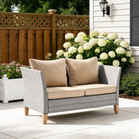 HDPE 2 Seater Patio Sofa by Lark Manor