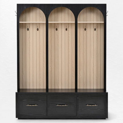 Hall Tree 59.02" Wide With Bench And Storage by Wildon Home