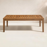 Weslyn Solid Wood Outdoor Coffee Table by Birch Lane