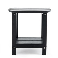Adirondack Outdoor HDPE Patio Side Table–Weather-Resistant Poly Lumber End Table for Deck, Garden, or Poolside by Highland Dunes
