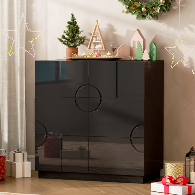 31.5" Accent Cabinet With Adjustable Shelves by Ebern Designs