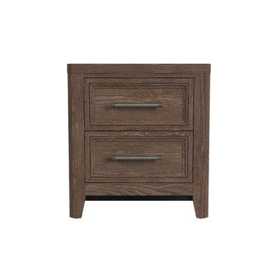 Jemma 2-Drawer Solid Wood Nightstand by Birch Lane