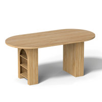 70.8" Oval Dining Table by Latitude Run