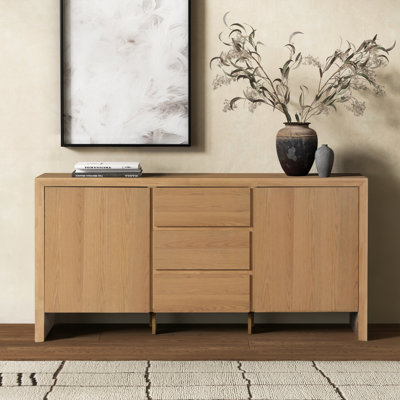 LeeRoy Darnell Wood 3 Drawer Sideboard by Latitude Run