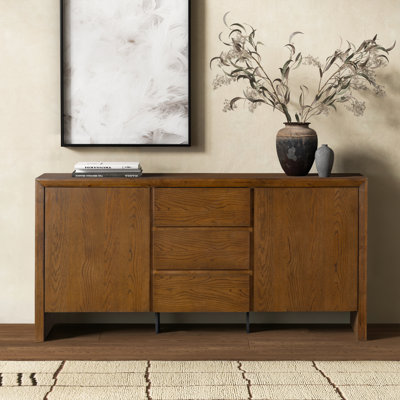 LeeRoy Darnell Wood 3 Drawer Sideboard