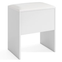 Vanity Stool w/ Storage Flip Top & Soft Padded Seat Cushion for Bedroom by Ebern Designs