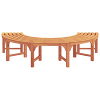 Wooden Tree Bench by Millwood Pines