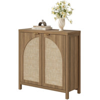Boho - Rattan Sideboard With Adjustable Shelves by Bayou Breeze