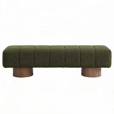 Upholstered Bench ,No-Assembly by Corrigan Studio