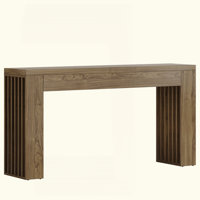 63" Extra Long Console Table - Modern Farmhouse Sofa Table Behind Couch, Wood Entryway Table For Hallway & Living Room, Easy Assembly by Ophelia & Co.