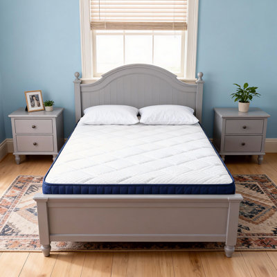 Twin XL 6? Medium Plush Hybrid Mattress – Adaptive Support, Memory Foam & Breathable Fabric, Certipur-US Certified Foam, Mattress In A Box by Alwyn Home
