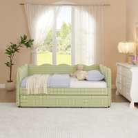 Cozy Gingham Daybed with Trundle by One Allium Way