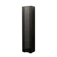 Side Cabinet with Aluminum LED Strip Light – Modern Storage Cabinet with Large Space for Living Room by Ivy Bronx