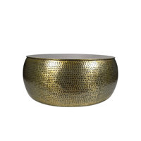 Hammered Coffee Table by Rosdorf Park