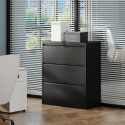 3-Drawer Lateral File Cabinet with Lock – Heavy-Duty Metal Filing Cabinet for Home Office, Wide Storage for Letter/Legal/A4/F4 Files, Silent Slides, A by Inbox Zero