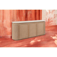 Rope Front Server Elegant Sideboard With Rope Ideal For Stylish Storage In Dining Rooms Or Living Spaces