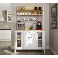 Coffee Bar Cabinet by Lark Manor