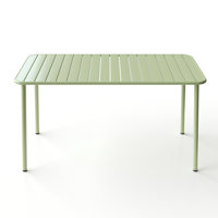 Sella long table outdoor dining table villa courtyard balcony table outdoor leisure table simple garden waterproof table by Ivy Bronx