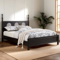 Solid Wood Bed Frame With Cooling Gel Mattress, Easy Assembly by Latitude Run