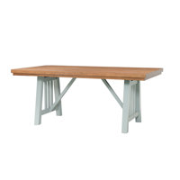 Farmhouse Two-Tone Dining Table by Birch Lane