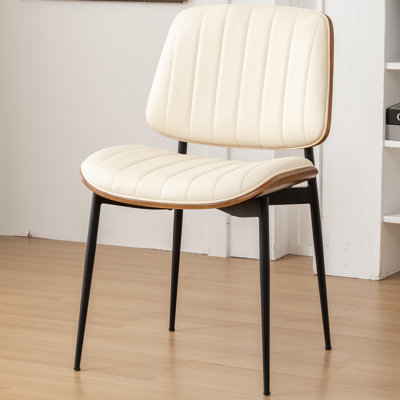 Modern Upholstered Armless Desk Chair & Conference Room Office Chair by Corrigan Studio