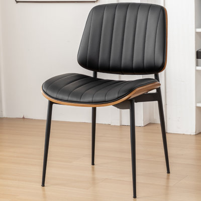 Modern Upholstered Armless Desk Chair & Conference Room Office Chair by Corrigan Studio