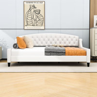 Full Size Tufted Upholstered Daybed with Slats by House of Hampton