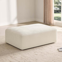 Bodhild Upholstered Causal Ottoman by Latitude Run