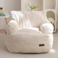 Kids bean bag chair, Toddler Lazy Chair with Shredded Foam Filling by Ebern Designs