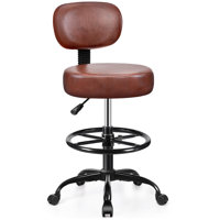 Drafting Chair with Backrest by Brayden Studio