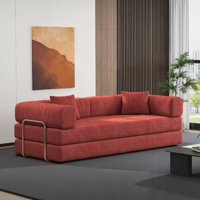 78.8inch Modular Sectional Sofa, Convertible Pudding Block Sofa, Floor Standing Sofa Bed Arm Comfort Sofa Bed, Compression Sofa for Living Room and Be by Ivy Bronx