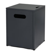 Patio Metal Side Table by Ebern Designs
