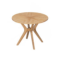 Mid-Century Modern Round Dining Table by George Oliver