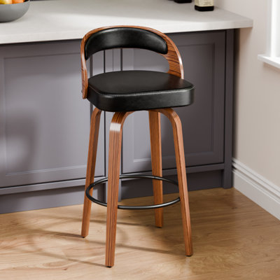 Swivel Solid Wood Bar Stools by Corrigan Studio