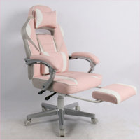 Big and Tall Office Chair, High Back Leather Gaming Chair with Footrest, Ergonomic Computer Chair w/Lumbar Support & Headrest, 360° Swivel Base & Heig by Ivy Bronx