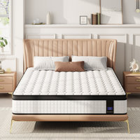 Gel Memory Foam Medium Firm Hybrid Pillow Top Mattress In a Box with CertiPUR-US Certified