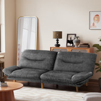 FUTON Sofa With Adjustable Sides And Back by George Oliver