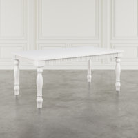 Gunes Modern Farmhouse 72" Extension Dining Table by Alcott Hill