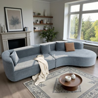 2 - Piece Modular Chenille Upholstered Sectional by Latitude Run